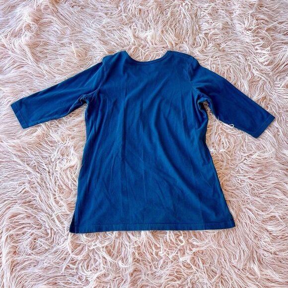 Blue Half Sleeve Top - Picture 3 of 3